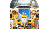Airplane Cockpit Toy Pretend Play Flying Cockpit Toy Interactive Cockpit Dashboard Panel Kit for Young Children, Preschoolers, Playroom, Preschool