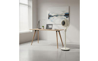 Voice-Activated Floor Fan Widespread Oscillation Handheld Controller Control Fan Adjustable Speeds Energy Saving