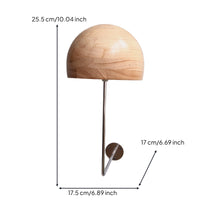 Wall Hat Rack Solid Wood Hat Rack with Hook Sturdy for Dressing Room