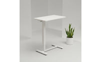 Portable Single Side Lift Table Sturdy Adjustable Bed Table Easy Assembly Home Furniture Scratch-Resistant for Small Room