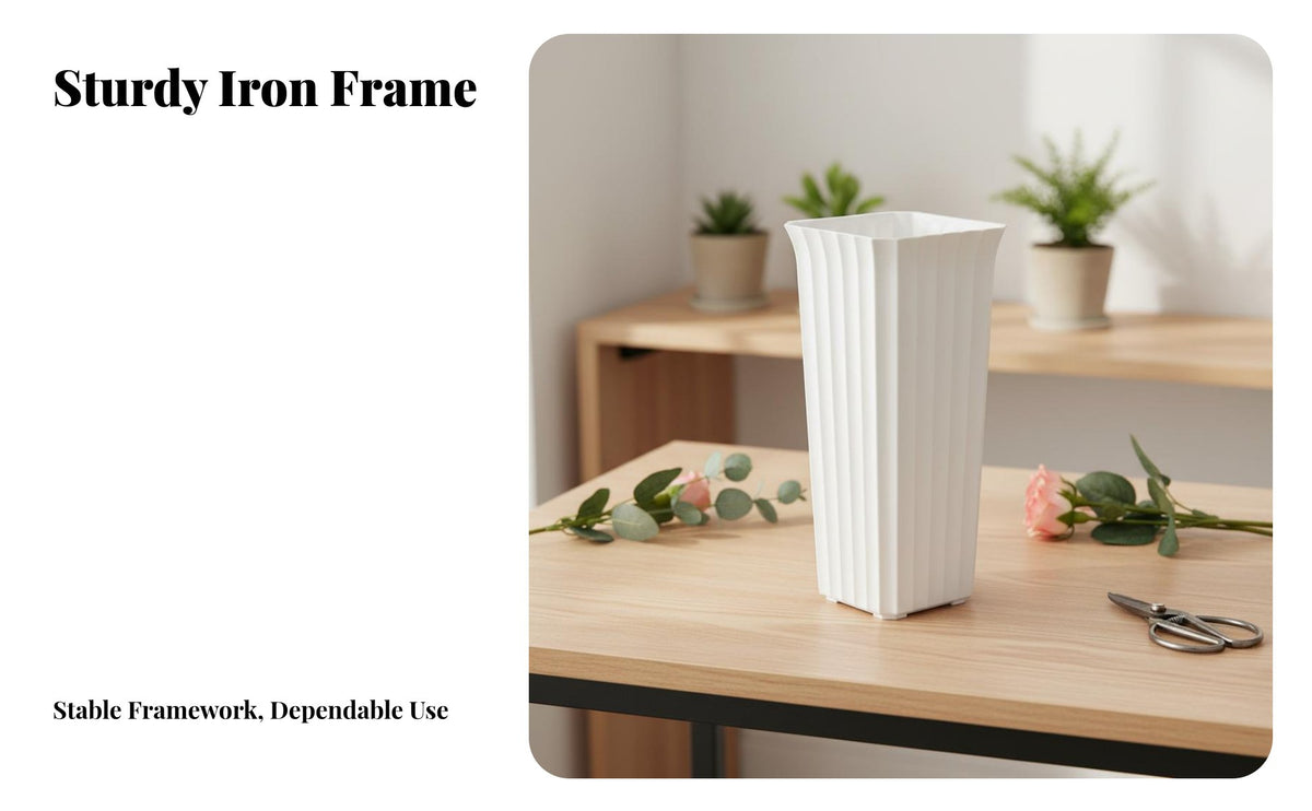 With casters Rolling Multimulti-tier floral Rack Floor-Standing Multimulti-tier plant display rack Space Saving Tiered Shelf Large Capacity for Plant Lovers, Apartment Dwellers, Balcony, Living Room, Outdoors, Indoors