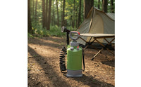 Handheld Portable Camping Shower Coiled Portable Shower with Strap Ergonomic Backpack Sprayer Comfortable for Gardeners