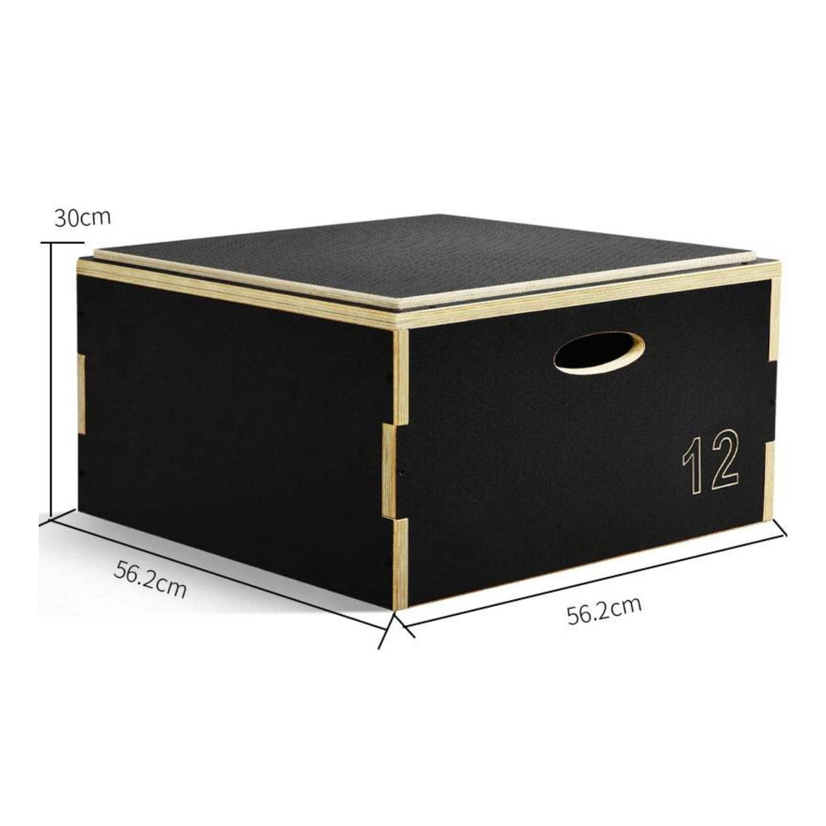 Plyometric Jump Box Textured Plyometric Box Interlocking for Gym Training