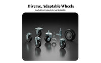 High Load Capacity Hydraulic Lifting Device Replacement Wheel Heavy Duty Hydraulic Lifting Device Wheel Steel Construction for Mechanics