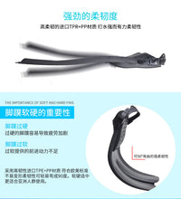 yonsub新款潜水脚蹼蛙鞋自由潜深潜脚蹼潜水长潜水装备自由泳