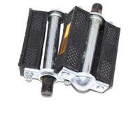 Vintage Bicycle Pedal, Iron Rubber, Double-Sided Bearing, Anti-Slip Surface