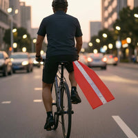 High-Visibility Kayak Safety Flag Lightweight Kayak Warning Flag with Loop Sturdy Easy to Install for Roof Rack Hauling