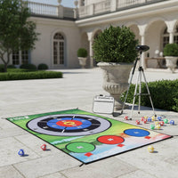 Indoor & Outdoor Play Sticky Ball Golf Target Game Great Gift Idea Golf Target Mat Game for Family, Party