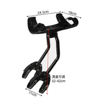 High Load Capacity Mountain Bike Rack Adjustable Two-Wheeler Rear Rack
