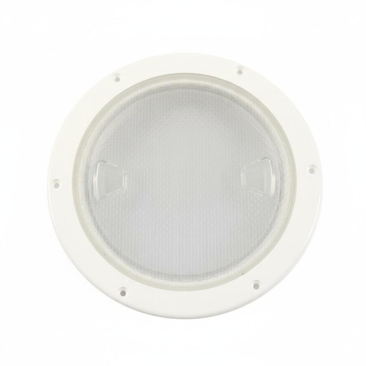 Round Deck Plate Cover with Transparent Lid Marine Deck Plate Cover Weather-Tight Hardware for Boat Owners, Boats, Yachts