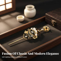 Chinese Hair Crown Gender-Neutral Guzhuang Headpiece Traditional Chinese Attire Hair Accessory Elegant Design Traditional