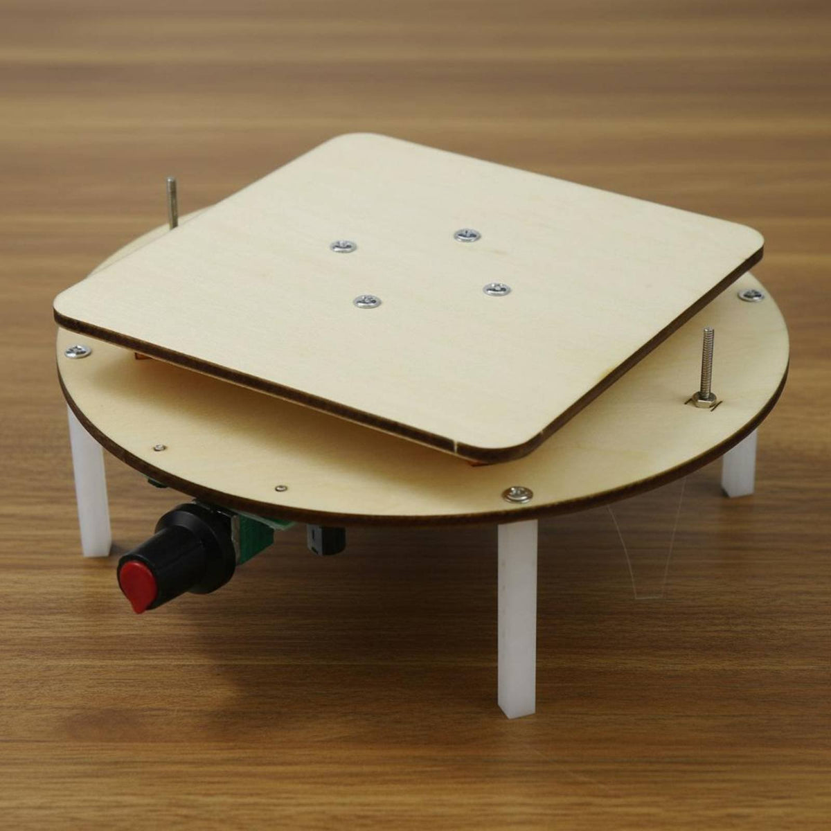 Seismic Simulator Model DIY Assembly Seismic Shaking Table Kit STEAM Education Project Anti-Seismic Test Model for Students, Home School, Classroom