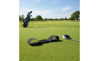 Golf Swing Arm Band Lightweight Arm Posture Correction Strap Flexible Textile Golf Elbow Connector Band for Golfers, Beginners, Driving Range