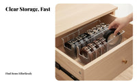Expandable Belt Box Extendable Adjustable Belt Box Clear View for Womale, Adults