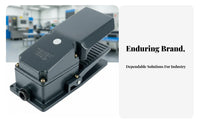 Hands-Unrestricted Operation Foot Switch Long-Lasting Construction Industrial Foot Pedal Heavy-Duty Treadle Switch for Machine Operators, Factory Workers, Machinists, Workshops, Manufacturing Plant, Factories, Assembly Lines