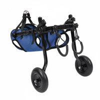 Easy to Walk Adjustable Dog Wheelchair Lightweight Dog Rehab Wheelchair Stable Frame Hind Leg Support Carriage Breathable Mesh Harness for Disabled Dogs, Rehabilitation, Mobility Assistance, Post Surgery
