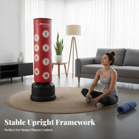 Freestanding boxing freestanding striking station Stable Base Upright Striking Station Boxing Bag for Adults, fighting Artists, Home Gym, Garage, Outdoor