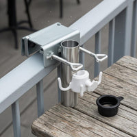 Threaded Screws Tube Socket Clamp Loop Handles Metal Clamp Bracket Multi-Part Adjustment Collar Assembly Smooth Finish