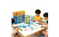 Bright Colors Color Sorting Game Includes Cards Hoop Stacking Game Instruction Manual Color Sorting Board Small Rectangular
