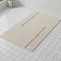 Non-Slip PVC Looped Coil Shower Mat for Bathroom Drainage