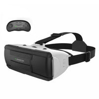 Lens Cloth Included VR Headset with Headphones Lightweight Body 3D Immersive Reality Headset Comfortable Fit Tech Gadget 360-Degree View for Home Entertainment