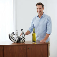 animal Statue Vino Rack Stable Base animal Figurine Bottle Holder Easy to Clean Decor for Restaurant