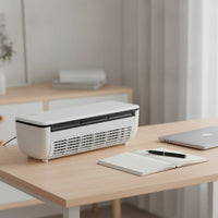 Wall Fan with Wireless Controller Portable Wall Mounted Fan Quiet Adjustable for Kitchen, Dorm