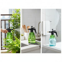 Handheld Pump Sprayer with Brass Nozzle Portable Pressurized Spray Bottle Compact Water Spray Bottle with Wand Translucent for Gardeners, Homeowners, Garden, Patio, Balcony, Greenhouse