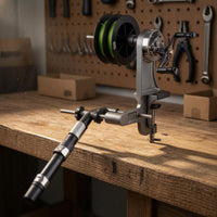 Clamp-on Reel Winder Metal Frame Adjustable   Stable Outdoor Gear