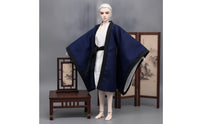 Doll Robe Layered Doll Robe with Sash Loose-Fit Clothing for BJD Owners