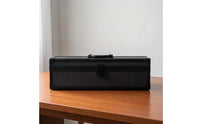 Portable Aluminum Card Slab Case Shockproof Trading Card Carrying Case Lockable Latch for Collectors, Travel