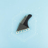3 Pieces Single Tab Surf Fins Carbon Composite Surf Fins Maximum Control Water Sport Accessory