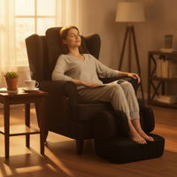 Massage Seat Cushion with Heat Heated Massage Chair Pad Vibrating for Drivers, Office Workers, Home Recliner