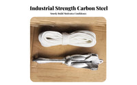 Carbon Steel Boat Anchor Foldable Design Folding Grapnel Anchor Easy Storage Portable for Paddleboarders, Fishing, Kayaking