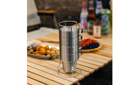 4 Cups Double Insulated Mug Heat-Resistant Stainless Steel Mug Mirror Finish Stainless Steel Cup for Barbecue