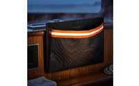 Reflective Strip Boat Storage Organizer Hook-and-Loop Boat Mesh Organizer Rectangular