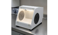 Transparent Viewing Window Oral Sandblasting Box Built-in Lamp Dustproof Sandblasting Box Glove Ports Dustproof Cabinet Filter System