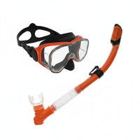 Dry Snorkel Set Silicone Skirt Snorkeling Goggles Anti-Leak Water Athletic Gear for Swimming