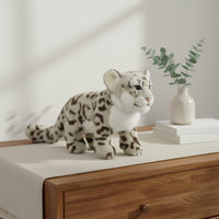 Snow Leopard Stuffed Animal Soft-Textured Snow Leopard Stuffed Toy Toy for Kids