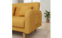 Foldable Sofa Bed Space Saving Folding Couch Bed Easy to Clean 3-Seater Sleeper Sofa for Small Areas, Apartment