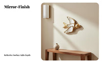 Resin Avian Wall Hanging Detailed Craftsmanship Swallow Wall Decor House Decoration Easy to Hang for Entryway, Hallway