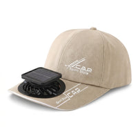 Solar Fan Cap Ventilated Baseball Cap with Fan Hat with Visor Breathable Adjustable for Gardening, Fishing