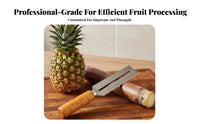 Sugarcane Skin Remover Stainless Steel Sugarcane Peeling Pineapple Skin Remover Versatile Sturdy Duty Fruit Multifunctional