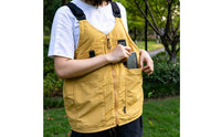 Water-Repellent Camping Vest Convertible Vest with Pockets Functional Apparel Practical for Hikers, Hiking, Fishing