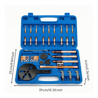 Bearing Puller Kit with Case Heavy-Duty Bearing Puller Black Oxide-Coated