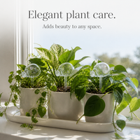 Automatic Self-Watering Glass Animal Plant Waterer for DIY Crafts