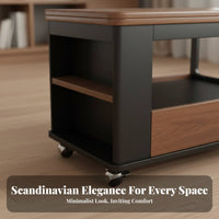 foldable Square Desk Portable Square Accent Table Sturdy and Stable