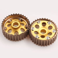 2 Pieces Timing Cam Gears High Precision Camshaft Gears Improved Energy Economy Engine Part for Modifiers