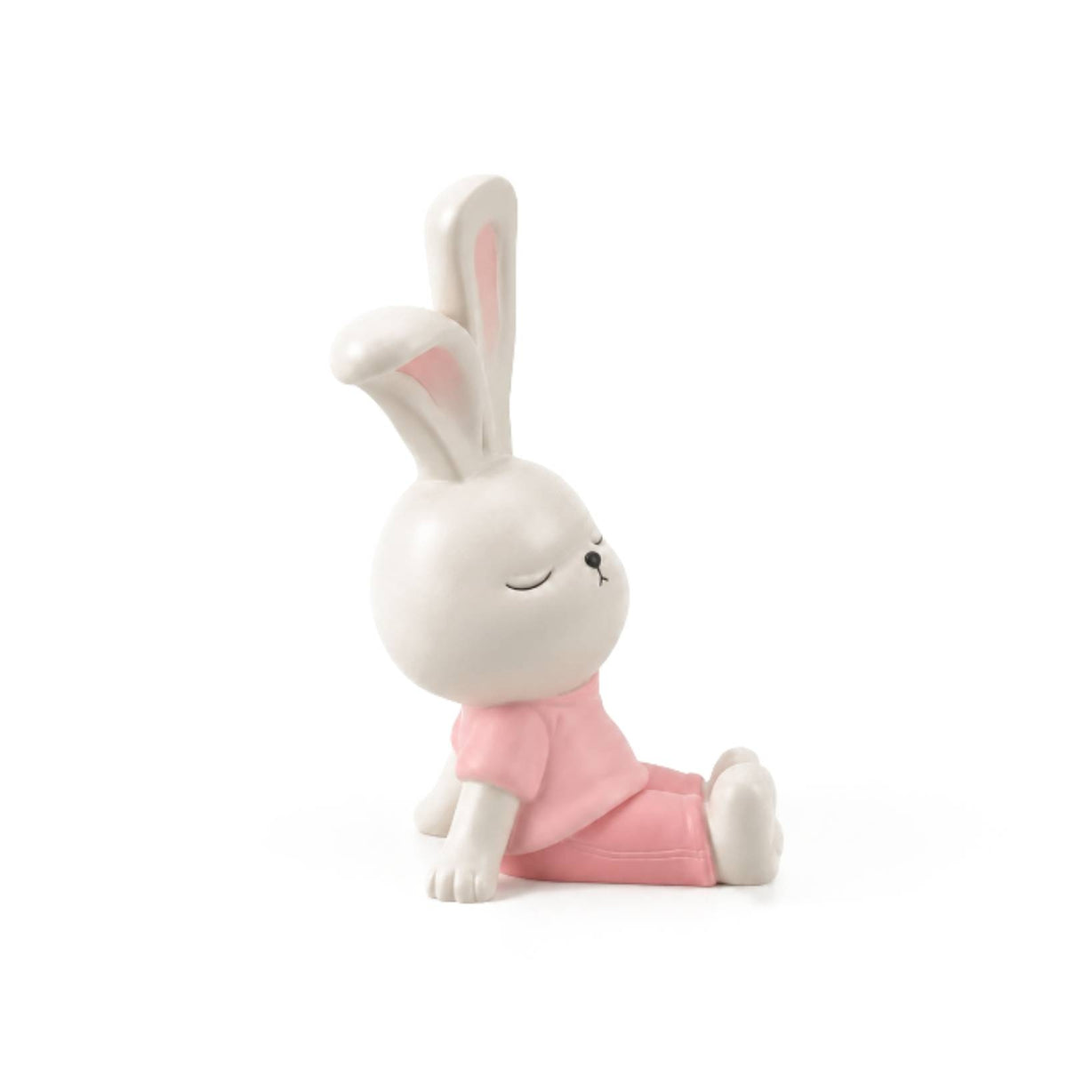 Endearing Phone Stand with Bunny Figure Cute Bunny Phone Stand Decorative Ornament Handsunrestricted for Teens, Office