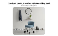 Quiet Casters Low Caster Stool with Backrest 360-Degree Swivel Wheels Rolling Chair with Back Support Comfortable Cushion Household Furniture Ergonomic Design for Beauticians, Technicians, Living Room, Entryway, Beauty Salon, Workshop